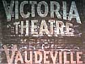 Old sign on the Victoria Theatre in Toronto