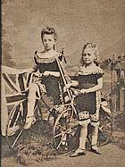 young girls in a carnival act