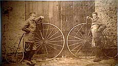 James Starley invented the tangent spokes that led to much lighter wheels 