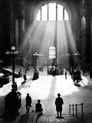 c1924 Penn Station in NYC by Joseph Ruzicka. From an original silver based print.