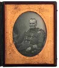 A Full Plate Daguerreotype of Commodore Chas, Morris