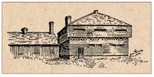 Fort York Bock House rebuilt 1813