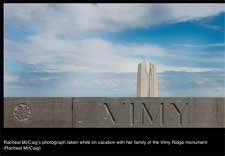 Vimy Monument taken by Toronto photographer Racheal McCaig