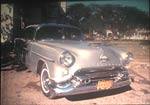 Silver early 1950s Olds