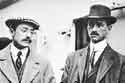 de Lesseps at left with Curtiss at centre
