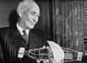 McCurdy and model of the Silver Dart